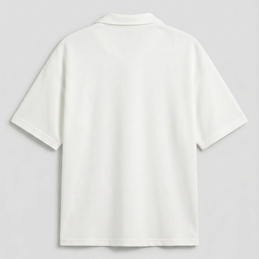 Buttonless Polo Shirt